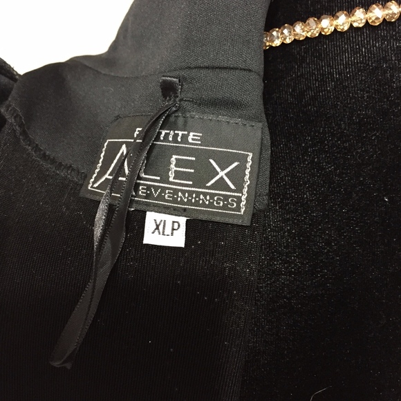 Alex Evenings Black and Gold Jacket - Picture 7 of 7